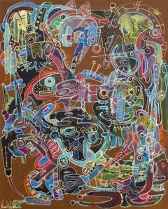 Mystical Dialogues I, Contemporary Art, Abstract Art, 21st Century
