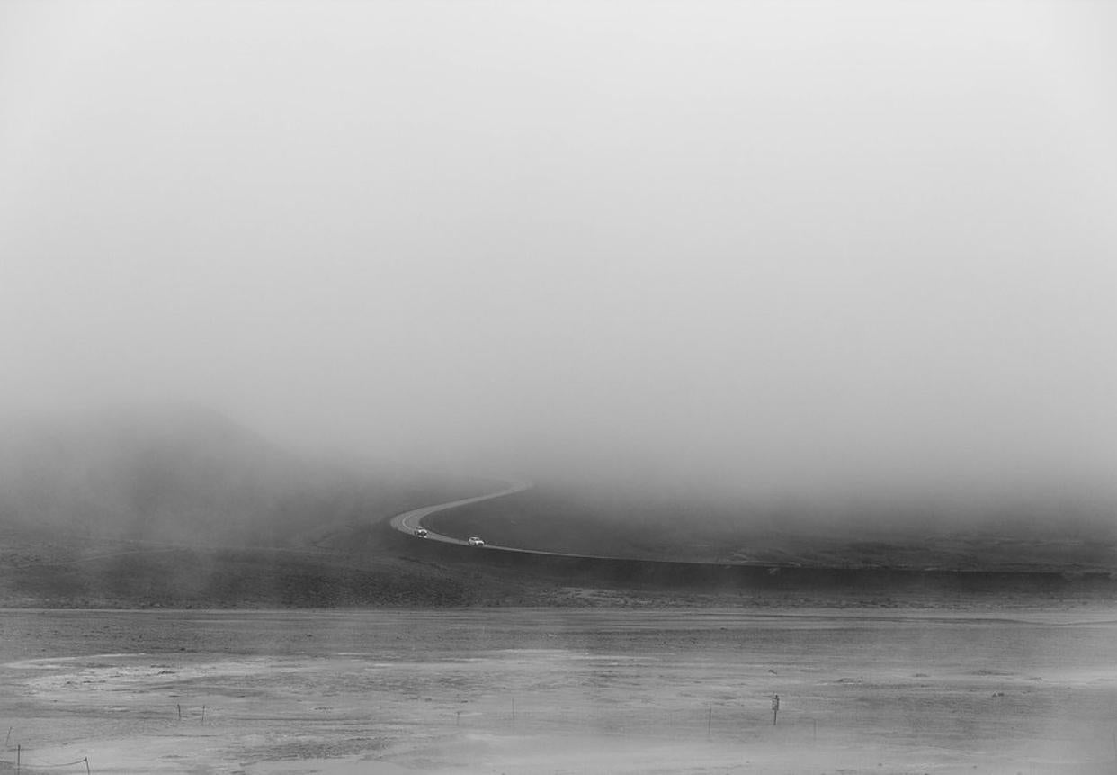 Andrea Anaya Portrait Photograph - Landscape Iceland Black and White, Contemporary Art, Photography, 21st Century