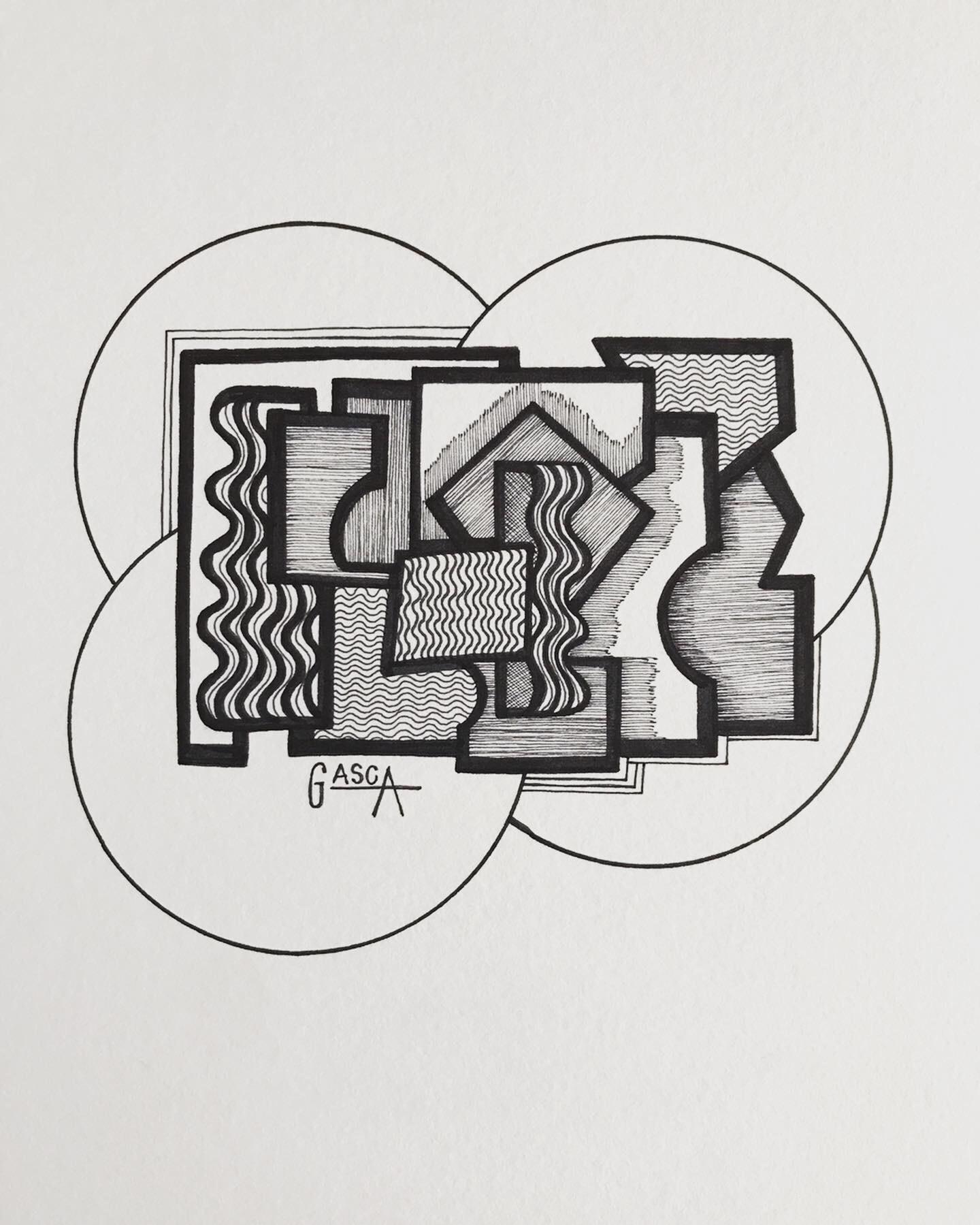 Juan Gasca Abstract Drawing - Abstract Geometry II , Contemporary Art, Geometric Art, 21st Century