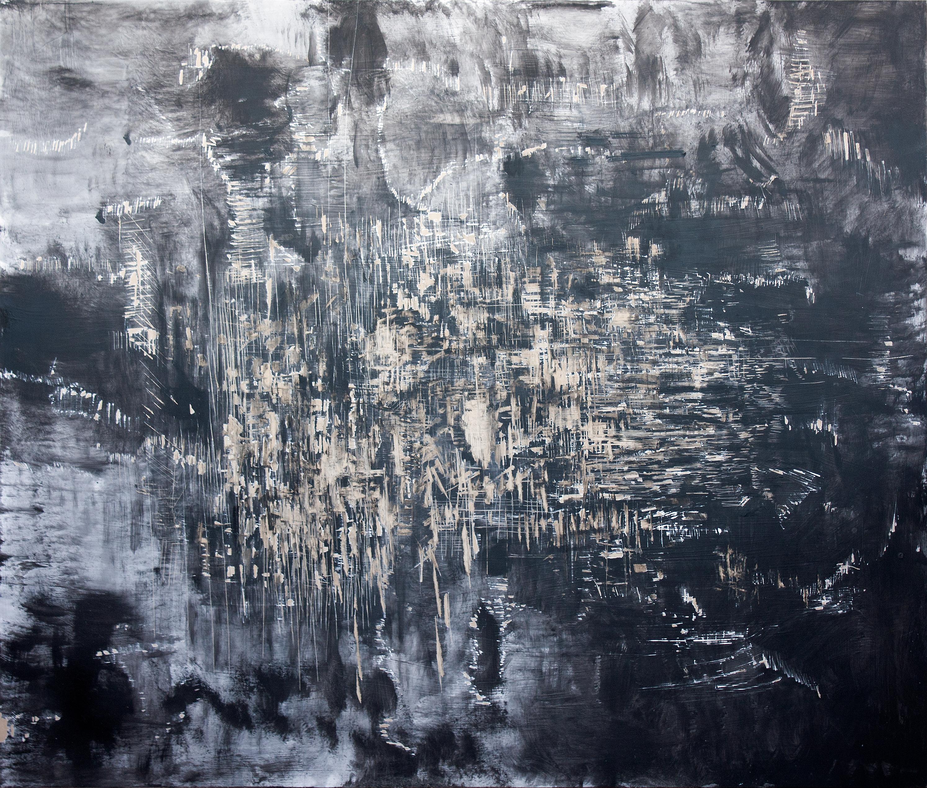Edgar Solorzano Abstract Painting – Tiempo , Zeitgenössische Kunst, Abstrakte Malerei, 21. Jahrhundert