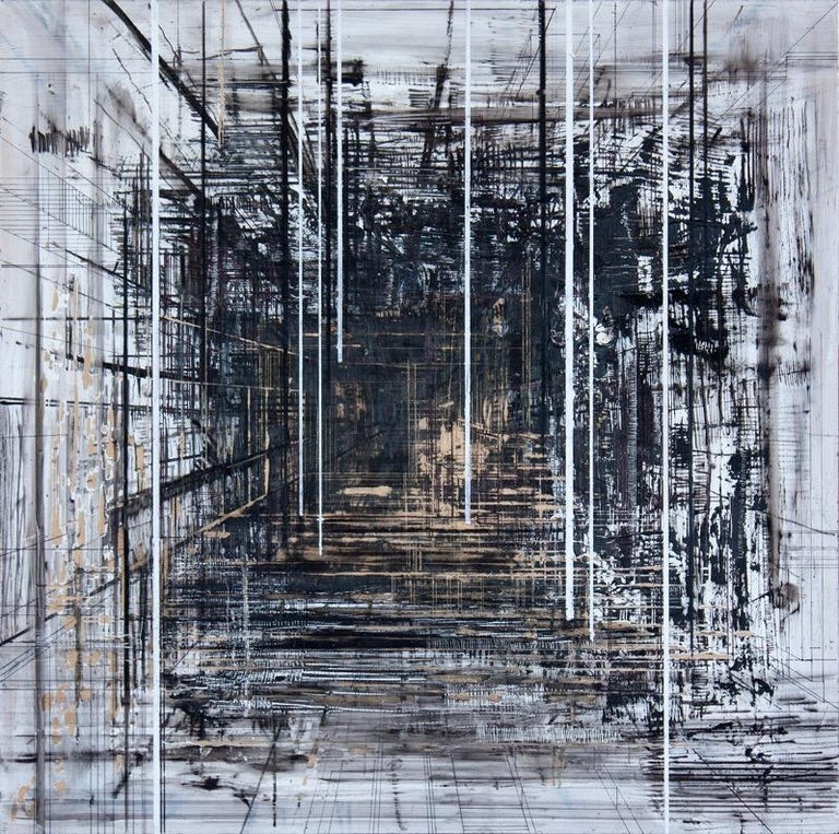 Edgar Solorzano Industrial 6 Contemporary Art Abstract Painting 21st Century At 1stdibs