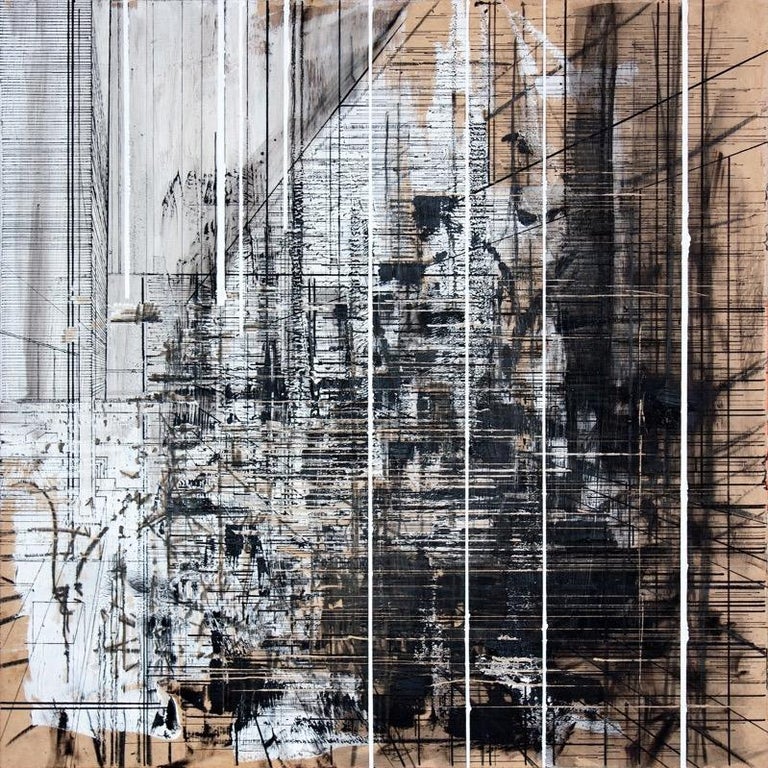 Edgar Solorzano Industrial 9 Contemporary Art Abstract Painting 21st Century At 1stdibs