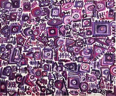 Versos Purpura, Contemporary Art, Abstract Painting, 21st Century