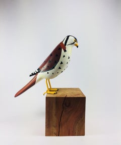 American Kestrel, Contemporary Art, Sustainable Art, Reclaimed Wood