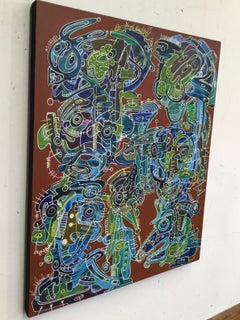 Mystical Dialogues II, Contemporary Art, Abstract Art, 21st Century