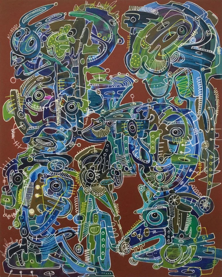 Manuel Miguel Mystical Dialogues Ii Contemporary Art Abstract