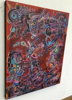 Mystical Dialogues III, Contemporary Art, Abstract Art, 21st Century