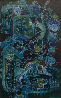Mystical Dialogues V, Contemporary Art, Abstract Art, 21st Century
