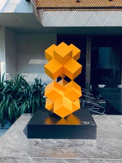 Fibonacci Amarillo , Contemporary Art, Sculpture, 21st Century