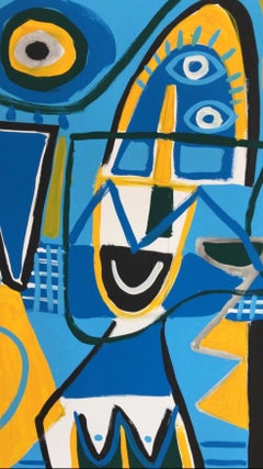 Acuario, Contemporary Art, Abstract Painting, 21st Century