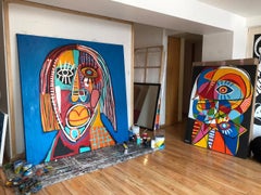 Retrato a Color, Contemporary Art, Abstract Painting, 21st Century