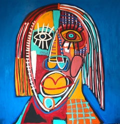 Retrato a Color, Contemporary Art, Abstract Painting, 21st Century