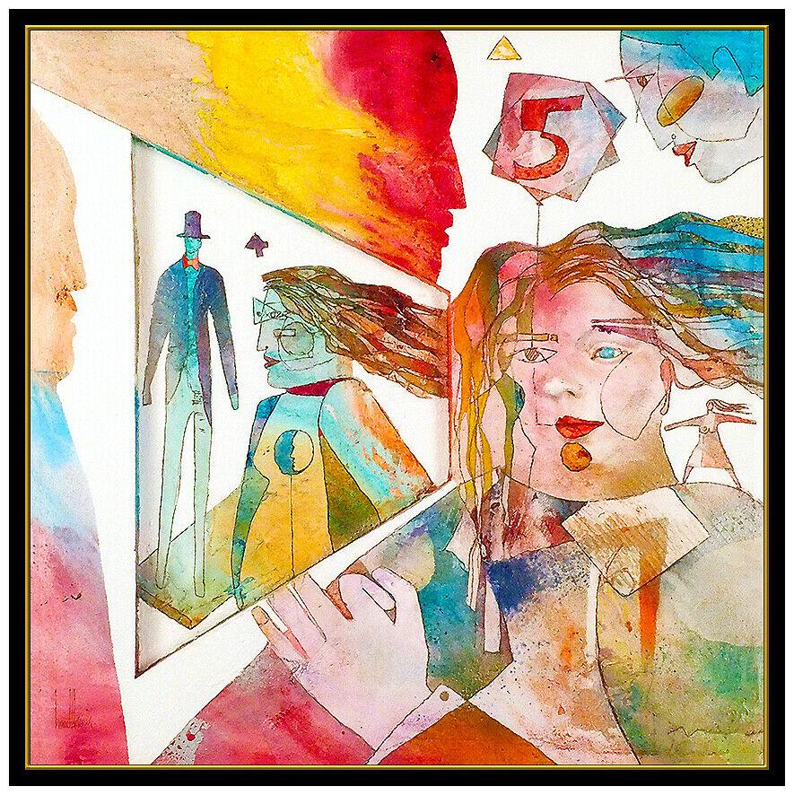 Haul House Original Oil Painting On Board Relief Sculpture Signed Modern Artwork For Sale 1