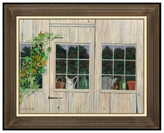 Gladys Smith RARE Original Oil Painting On Canvas Signed Still Life Framed Art