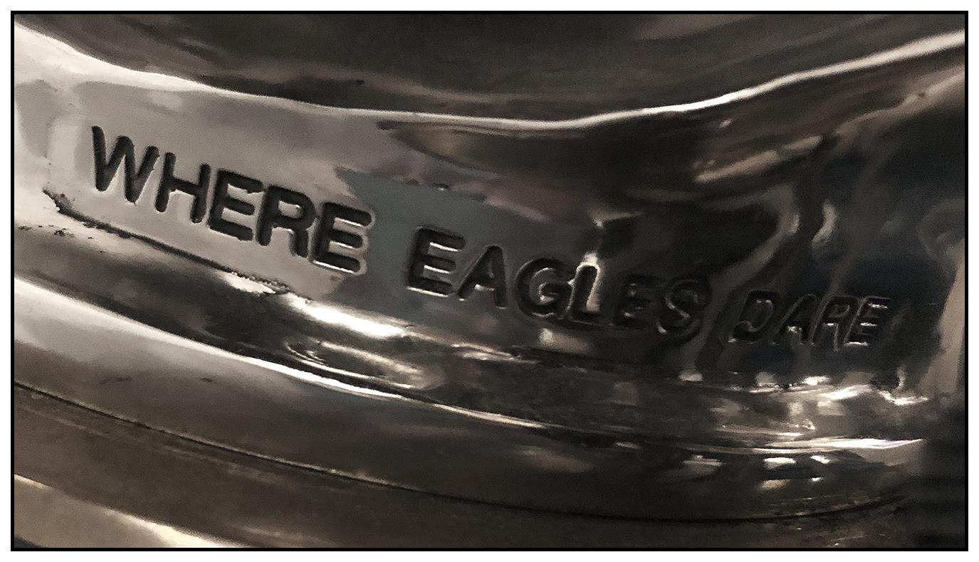 Chester Fields Where Eagles Dare 6 Ft Bronze Sculpture Signed Large Wildlife Art 6