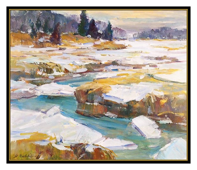 Dale Ratcliff Dale Ratcliff Large Original Oil Painting On Boardd