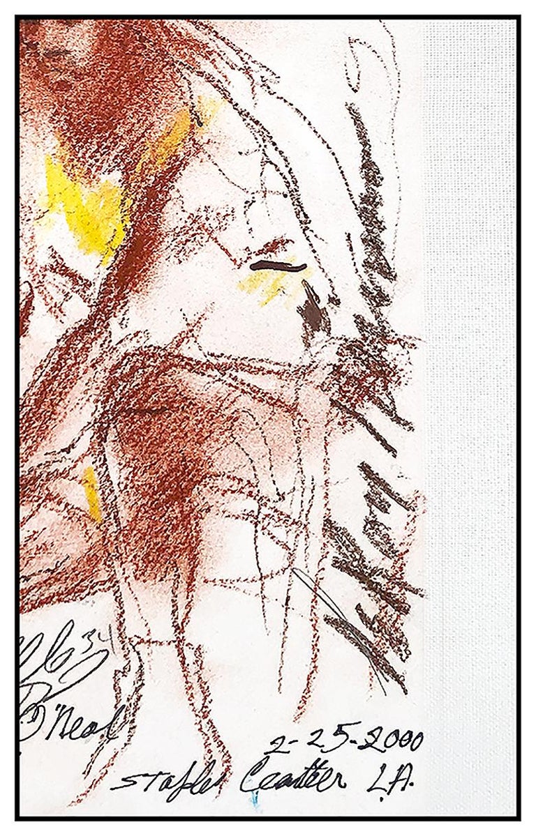 LeRoy Neiman LeRoy Neiman Pastel Drawing Kobe Bryant