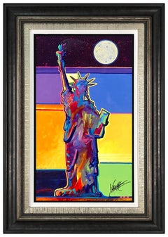 Tim Yanke Miss America Statue Liberty Digital Multiple Signed Framed Artwork SBO