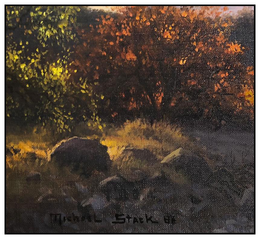 Michael Stack Authentic & Original Oil Painting On Canvas, Professionally Custom Framed in its Vintage Moulding and listed with the Submit Best Offer option

Accepting Offers Now: The item up for sale is a spectacular and bold Oil painting on Canvas