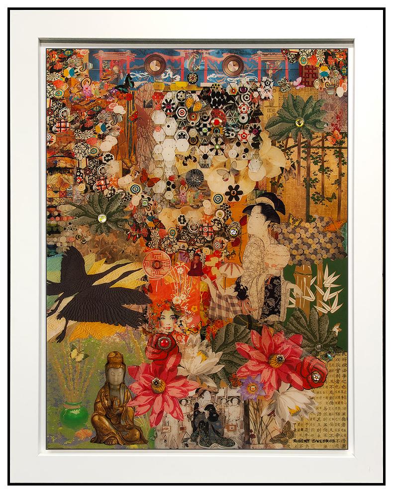 Robert Swedroe Authentic & Large Mixed Media Collage, Professionally Custom Framed and Listed with the Submit Best Offer option

Accepting Offers Now: The artwork listed here is a high quality mixed media on board by Swedroe titled "Madame Butterfly