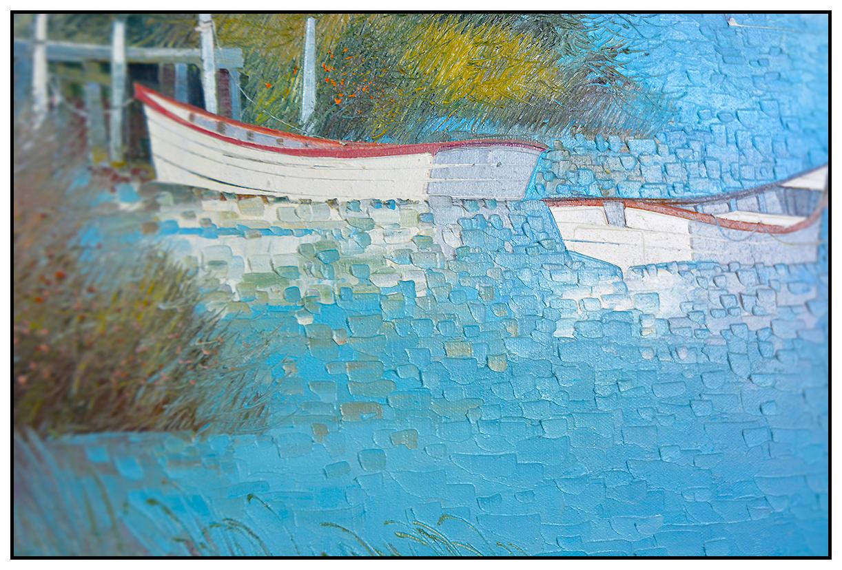 Albert Swayhoover Large Oil Painting On Canvas Original Signed Landscape Artwork For Sale 2