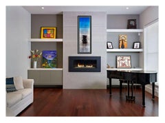 Patrick Guyton Zen Rocks Original Oil Painting On Metal Signed Large Landscape