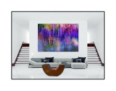 Robert Kuo Original Large Antique Copper Huang Chair Sculpture Repousse Signed