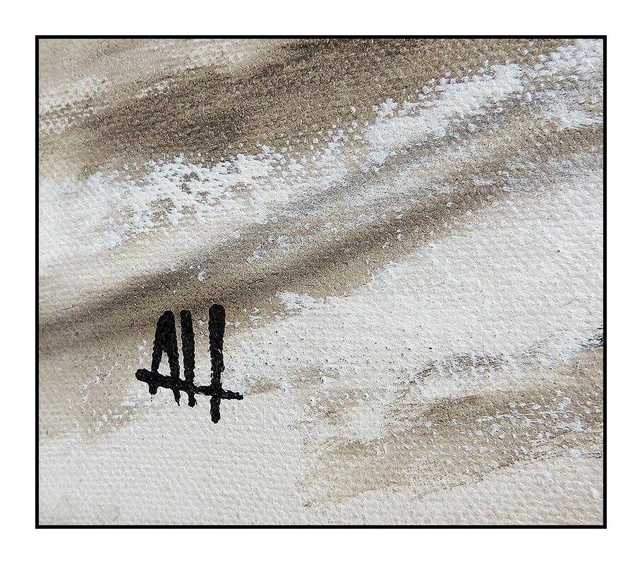 Ashton Howard Large Oil Painting on Canvas Original Signed Seascape Surf Wave 1