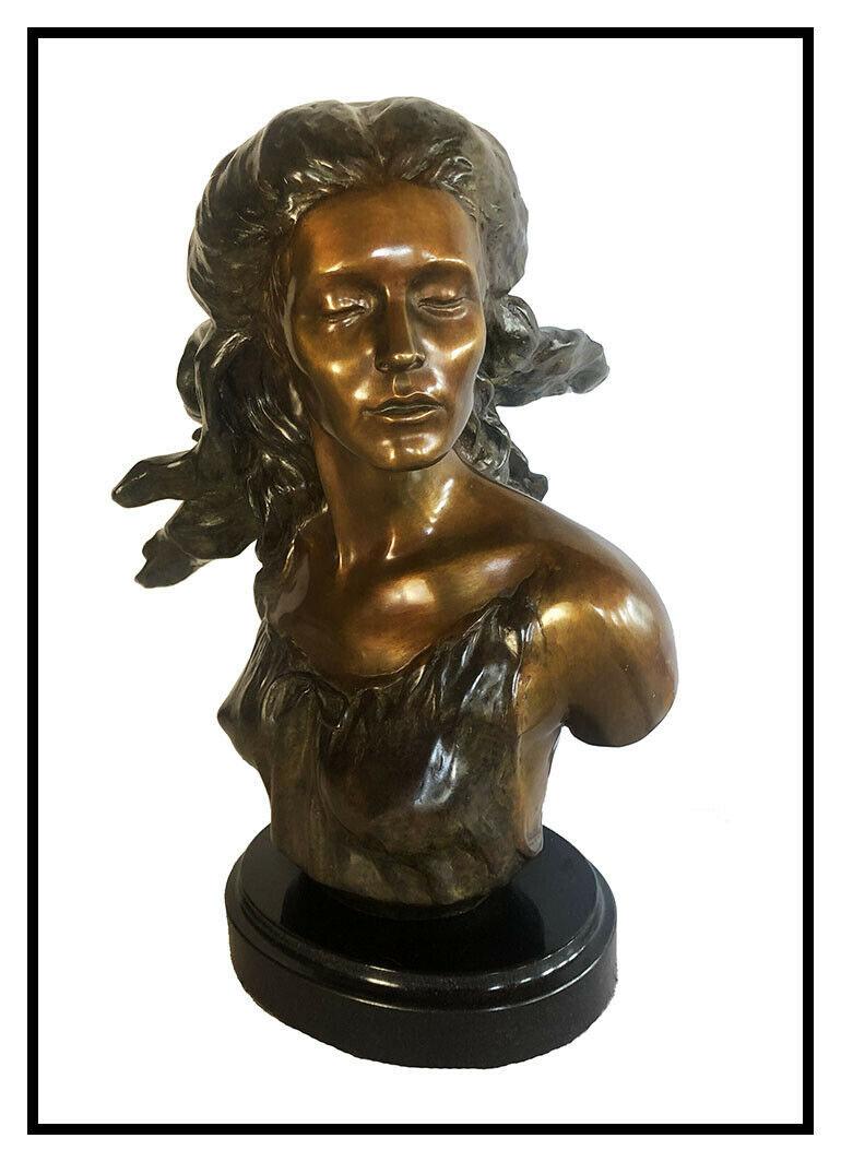 Frederick Hart The Muses Suite 4 Original Bronze Sculpture Signed Full Round Art For Sale 2