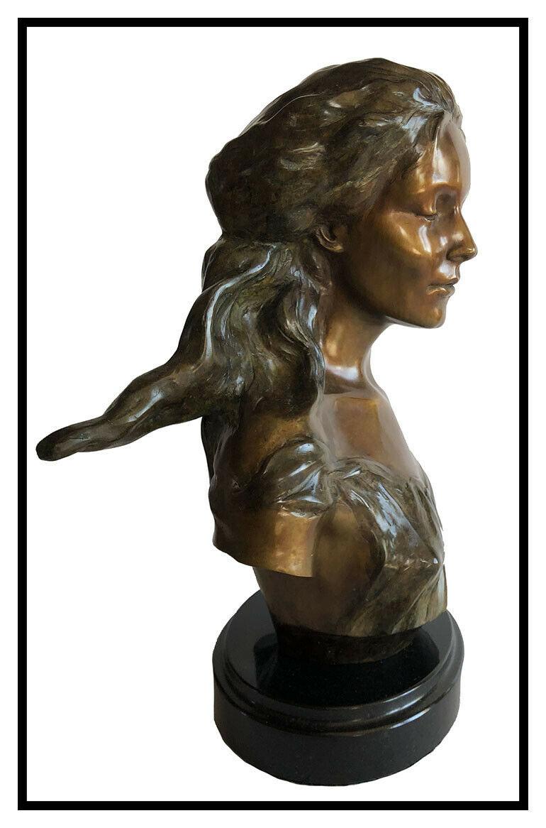 Frederick Hart Original Bronze Sculpture Signed Female Torso The Muses Theatre For Sale 2