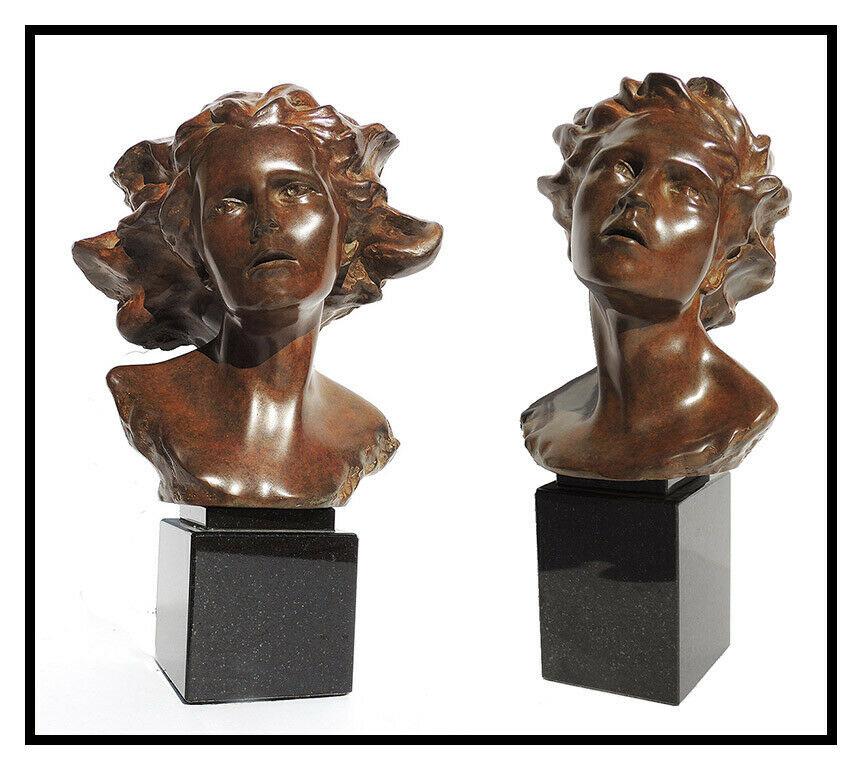 Frederick Hart Original & Authentic Pair of Full Round Bronze Sculptures "Awakenings Suite", Listed with the Submit Best Offer option 

Accepting OFFERS Now: Up for sale is this very RARE (only 20 pieces in the Artist's Proof edition), spectacular,