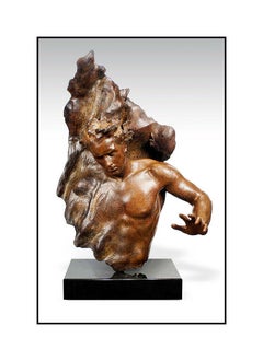 Frederick Hart RARE Large Bronze Sculpture Ex Nihilo Fragment No 8 Signed Art