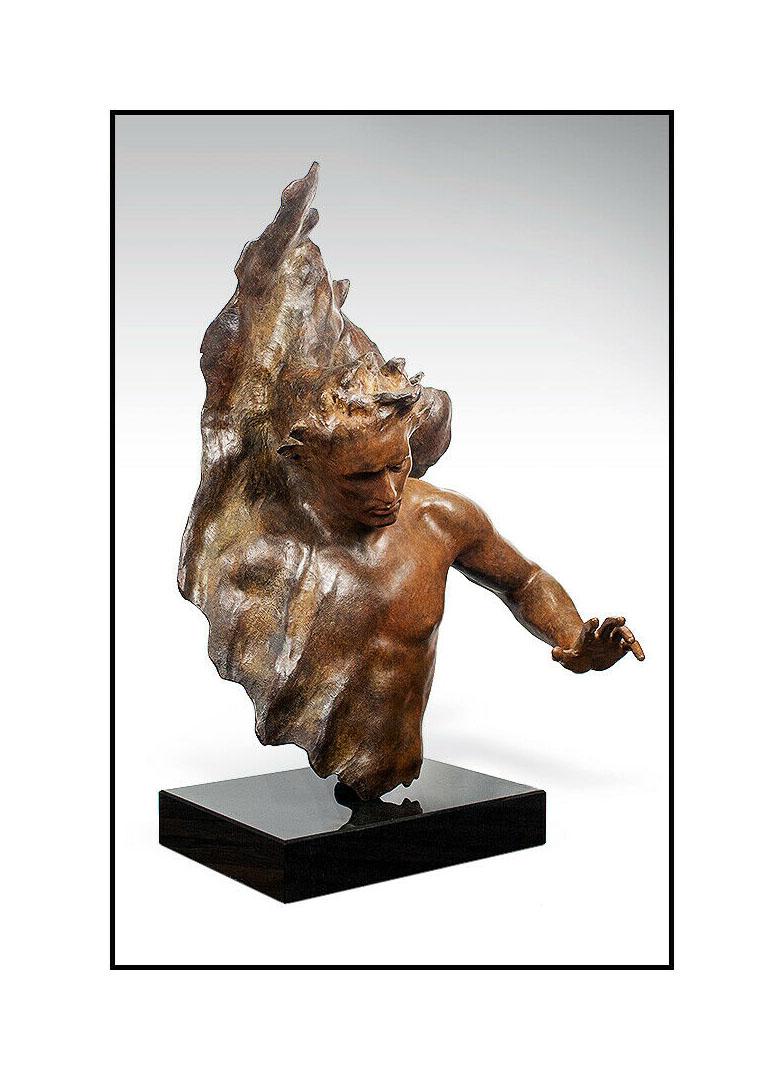 Frederick Hart RARE Large Bronze Sculpture Ex Nihilo Fragment No 8 Signed Art For Sale 3
