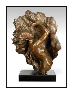 Frederick Hart Large Full Round Ex Nihilo Fragment 7 Bronze Sculpture Signed Art