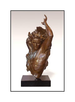 Frederick Hart Large Ex Nihilo 4 Bronze Sculpture Male Full Round Signed Artwork