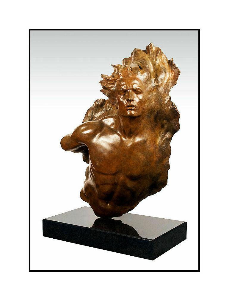 FREDERICK HART Ex Nihilo - Ensemble COMPLET de 8 grandes sculptures en bronze enchâssées en vente 1