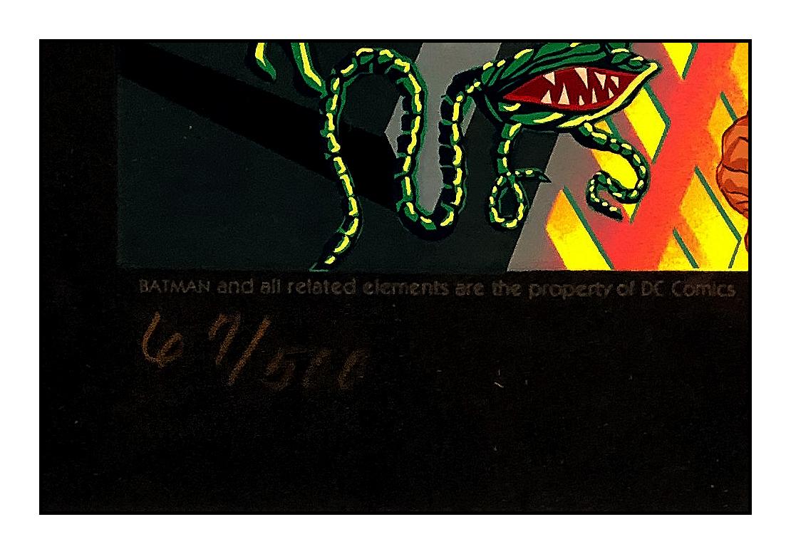 Melanie Taylor Kent Large Color Serigraph Hand Signed Batman Gotham City Artwork For Sale 1