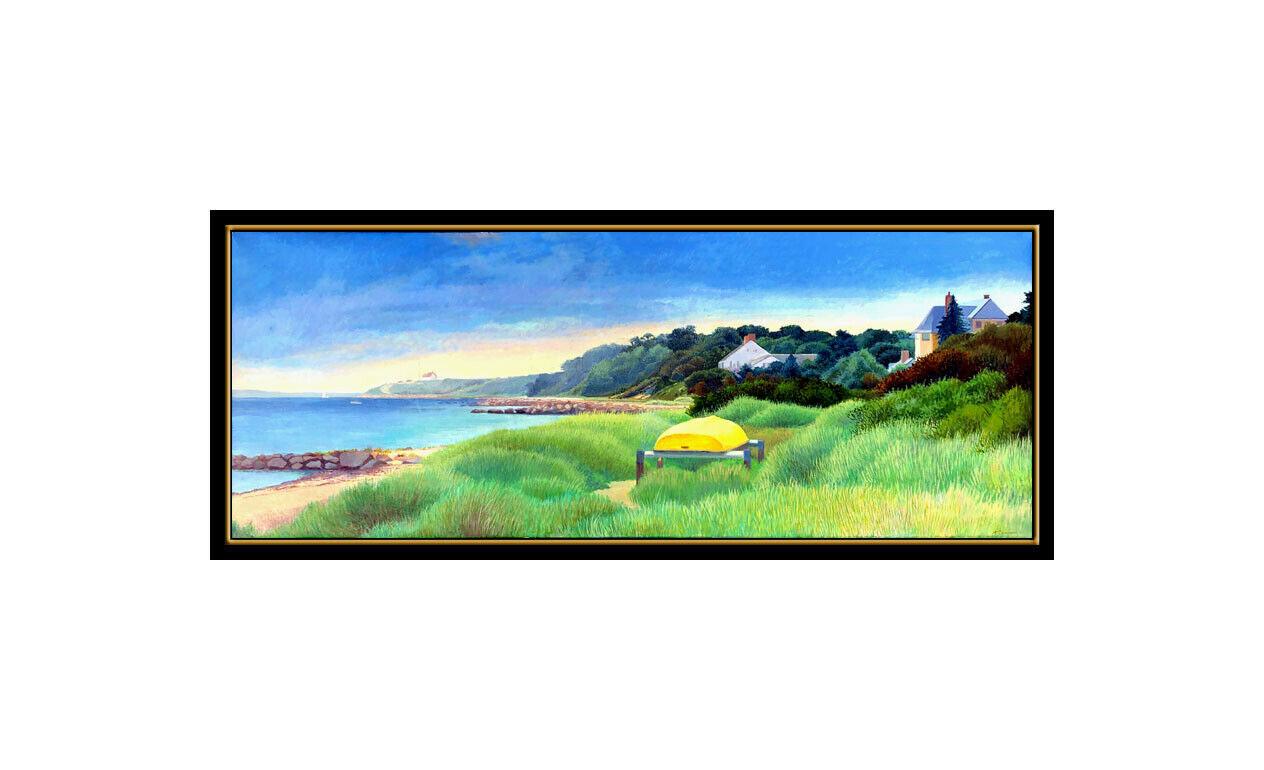 Richard Chiriani Large Original Painting Alkyd On Canvas Signed Landscape Art For Sale 1
