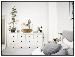 Ramon Parmenter Large Full Round Bronze Sculpture Reflections Signed Ballerina