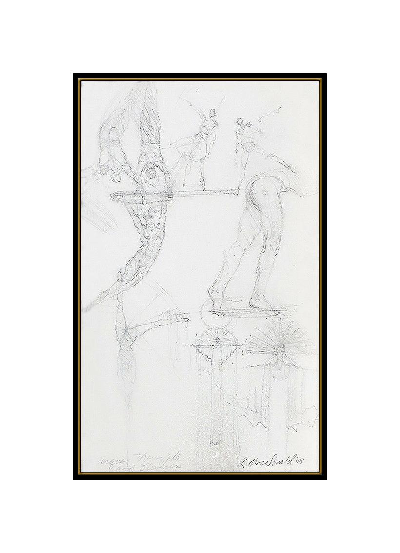 Richard MacDonald Authentic & Original Graphite Drawing on Paper, Professionally Custom Framed and listed with the Submit Best Offer option  

Accepting Offers Now: The item up for sale is a spectacular and bold Original Graphite Drawing on Paper by