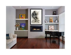 Igor Galanin Original Charcoal Drawing Signed Original Nude Portrait Artwork SBO