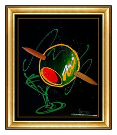 Michael Godard Original Painting Acrylic On Canvas Signed Large Olive Art oil