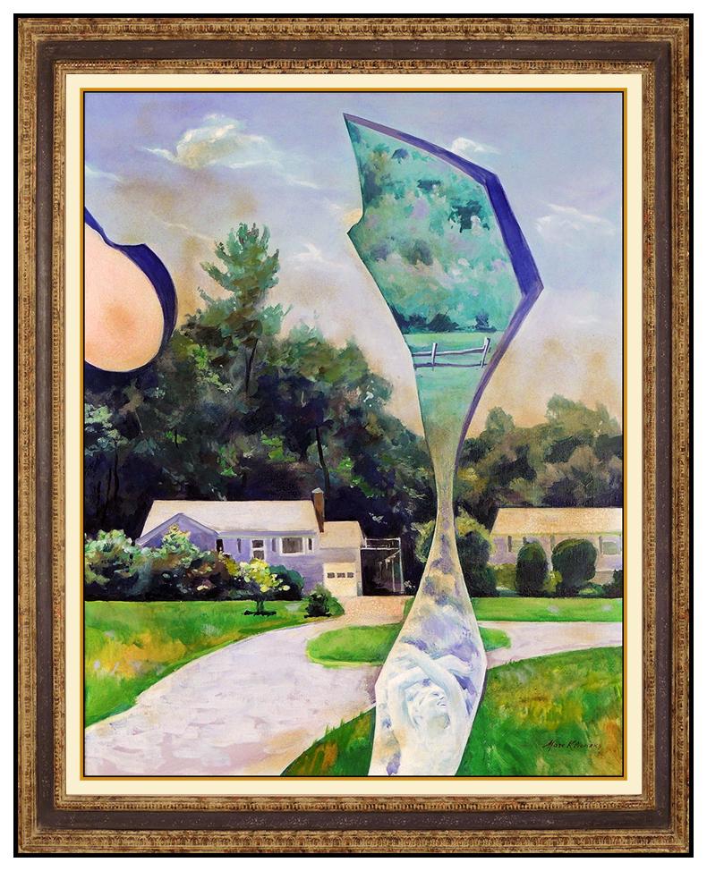 Marc Klionsky Authentic and Large Original Oil Painting, housed in a Heyderyk Custom Frame and listed with the Submit Best Offer option 

Accepting Offers Now: The item up for sale is a spectacular and bold Oil Painting on Canvas by Marc Klionsky,