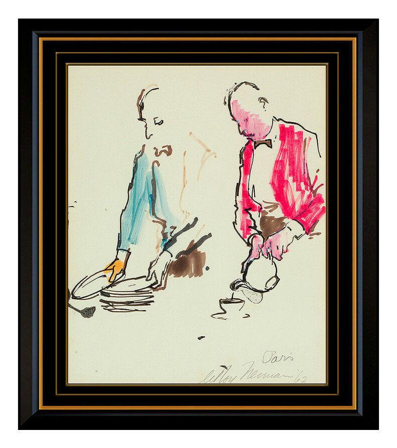 LeRoy Neiman Authentic & Original Vintage Drawing, Professionally Custom Framed and listed with the Submit Best Offer option

Accepting Offers Now: The item up for sale is a spectacular and bold Ink Drawing on Art Paper by Legendary Modern Artist,
