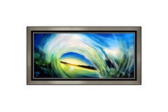 Ashton Howard Original Oil Painting on Canvas Signed Seascape Large Framed Art