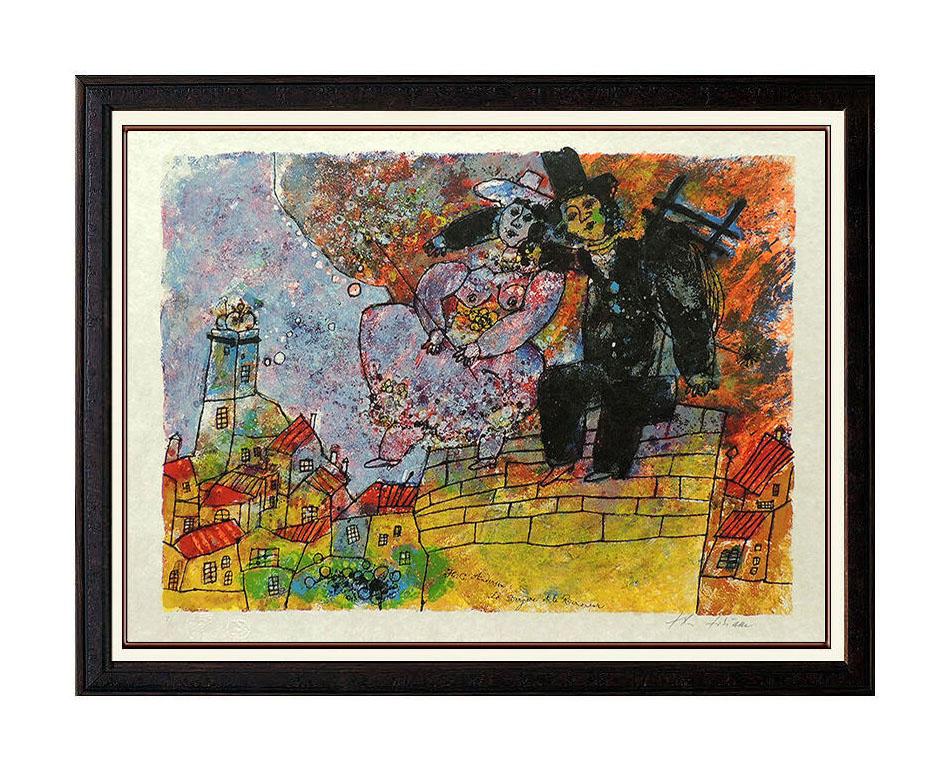 Théo Tobiasse Print - Theo Tobiasse Color Lithograph HAND SIGNED Large Hans Christian Andersen Artwork