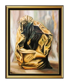 Henry Billings Authentic Painting Oil On Canvas Original Surreal Signed Artwork