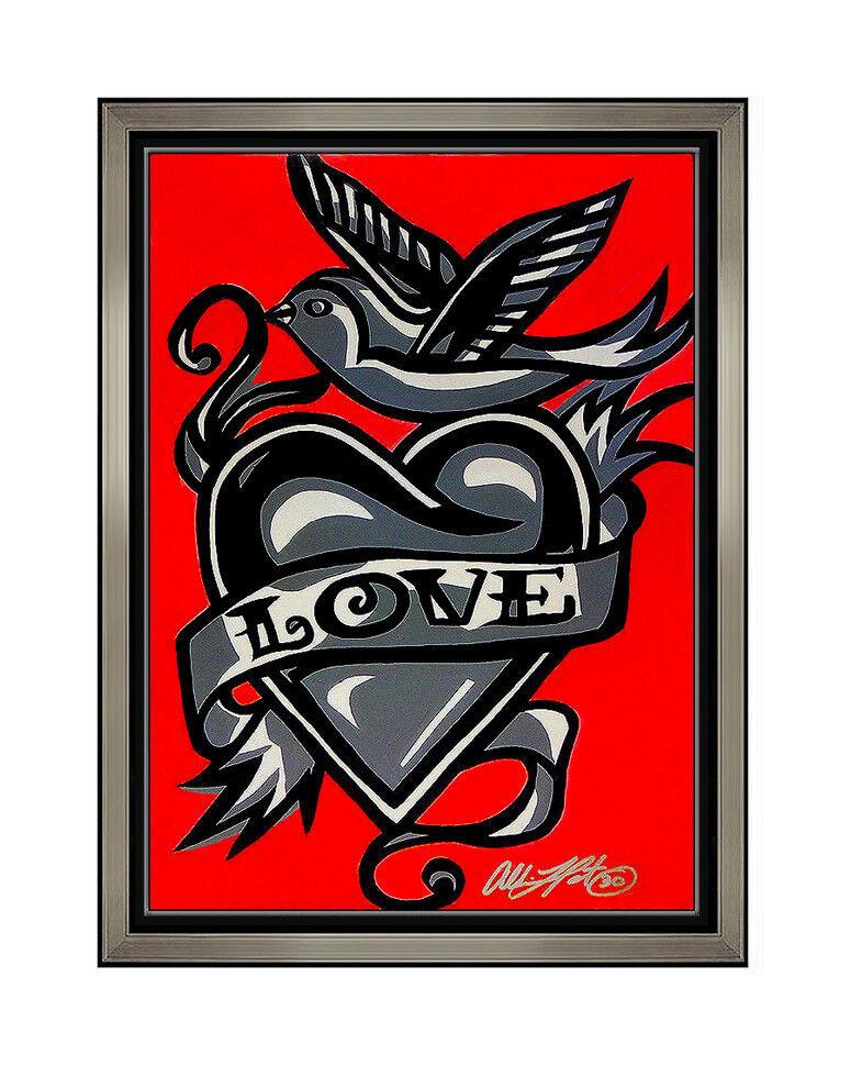 Allison Lefcort Authentic & Original Acrylic Painting, Professionally Custom Framed and Listed with the Submit Best Offer option.

Accepting Offers Now: The artwork listed here is a high quality painting by Lefcort titled "Original Love and