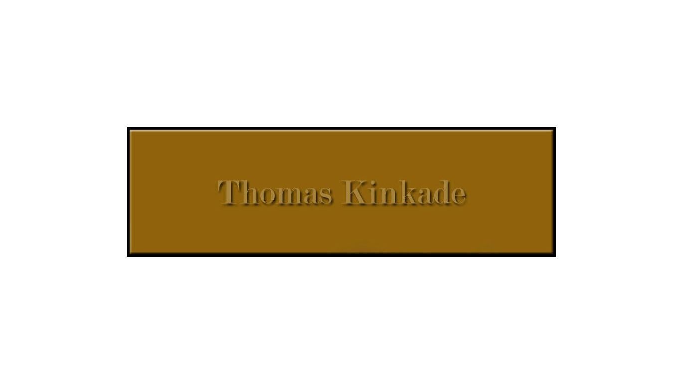 Thomas Kinkade Original Oil Painting On Board Western Illustration Signed Art For Sale 2