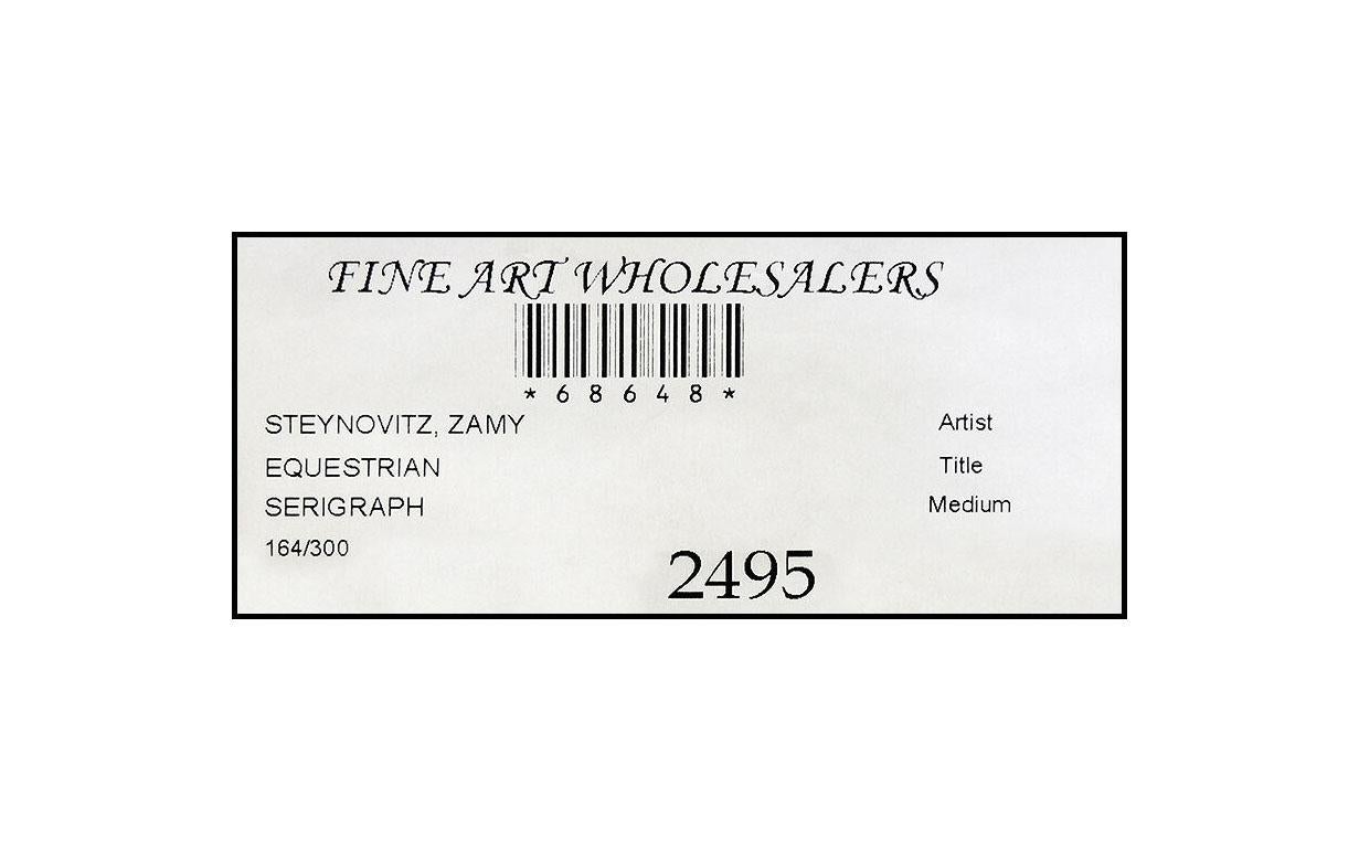 Zamy Steynovitz Authentic Color Serigraph Signed Horse Portrait Artwork Rare SBO 1